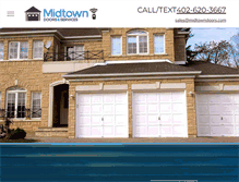 Tablet Screenshot of midtowndoors.com